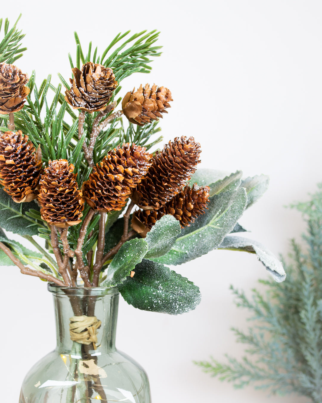 Eucalyptus & Pinecone Posy