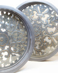 Load image into Gallery viewer, Ornate Grey Wooden Trays (2 sizes)
