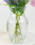 Load image into Gallery viewer, Dahlia & Lavender in Glass Vase
