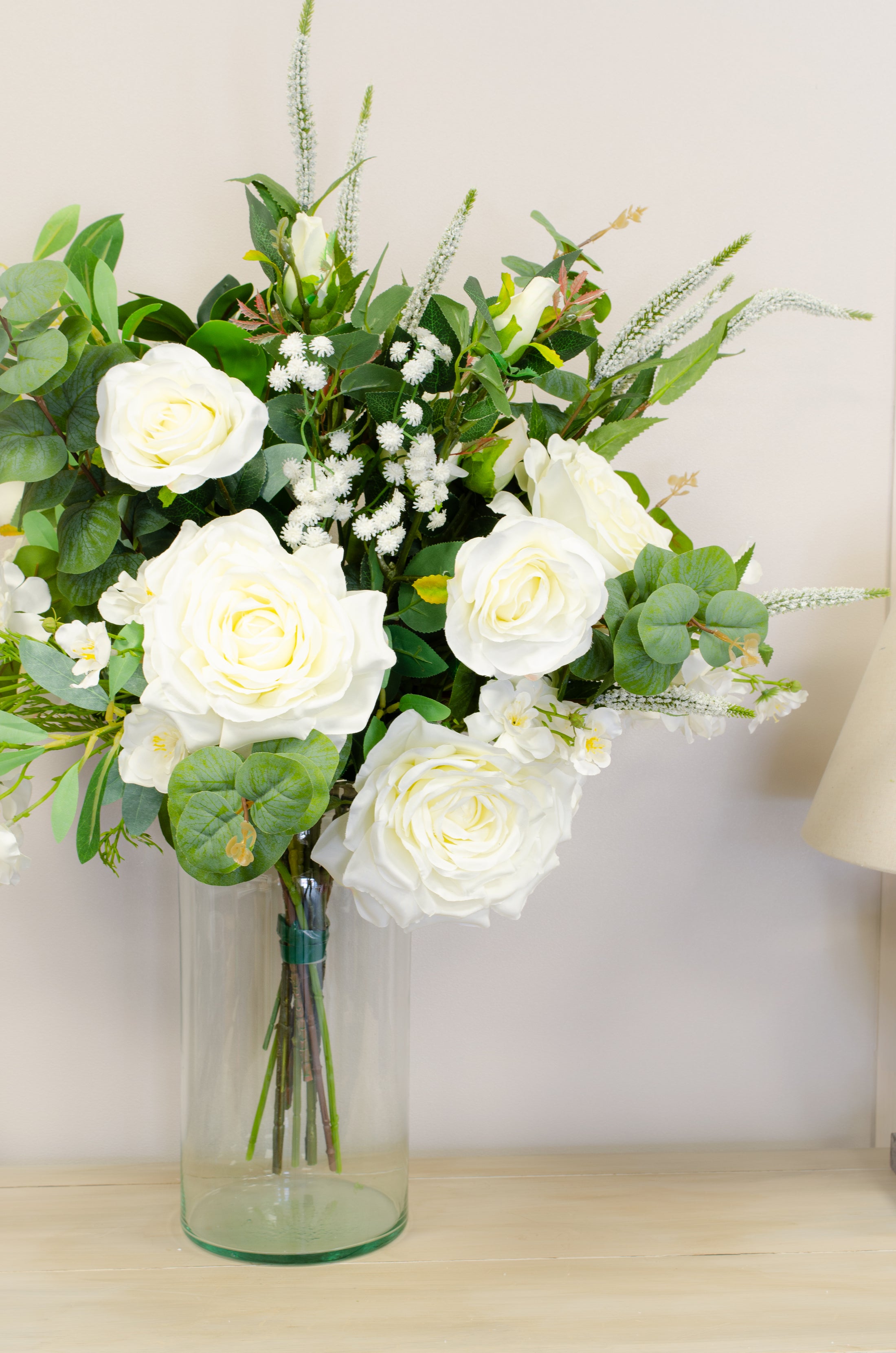 Luxury White & Green Bouquet