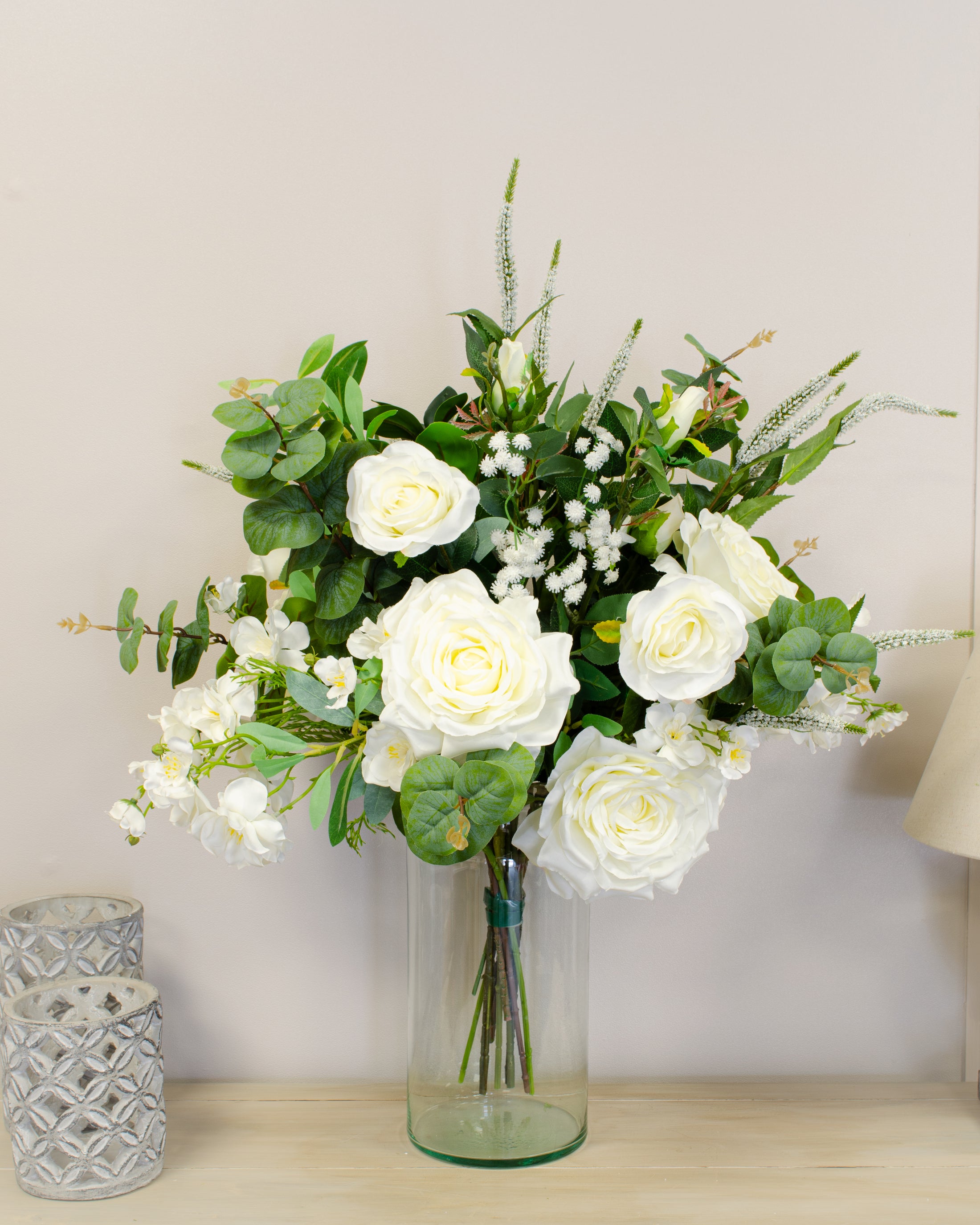 Luxury White & Green Bouquet