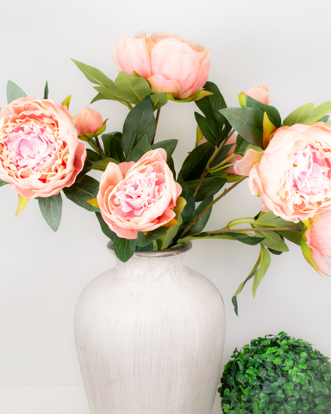 Pale Pink Peony Spray