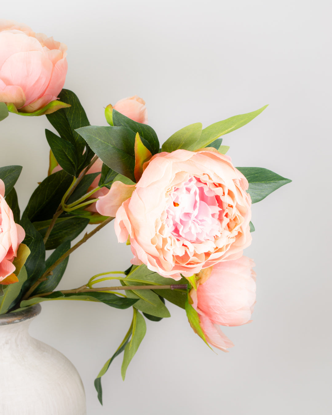 Pale Pink Peony Spray