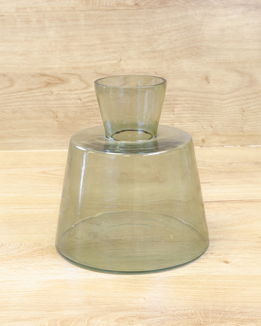 Sage Funnel Glass Vase