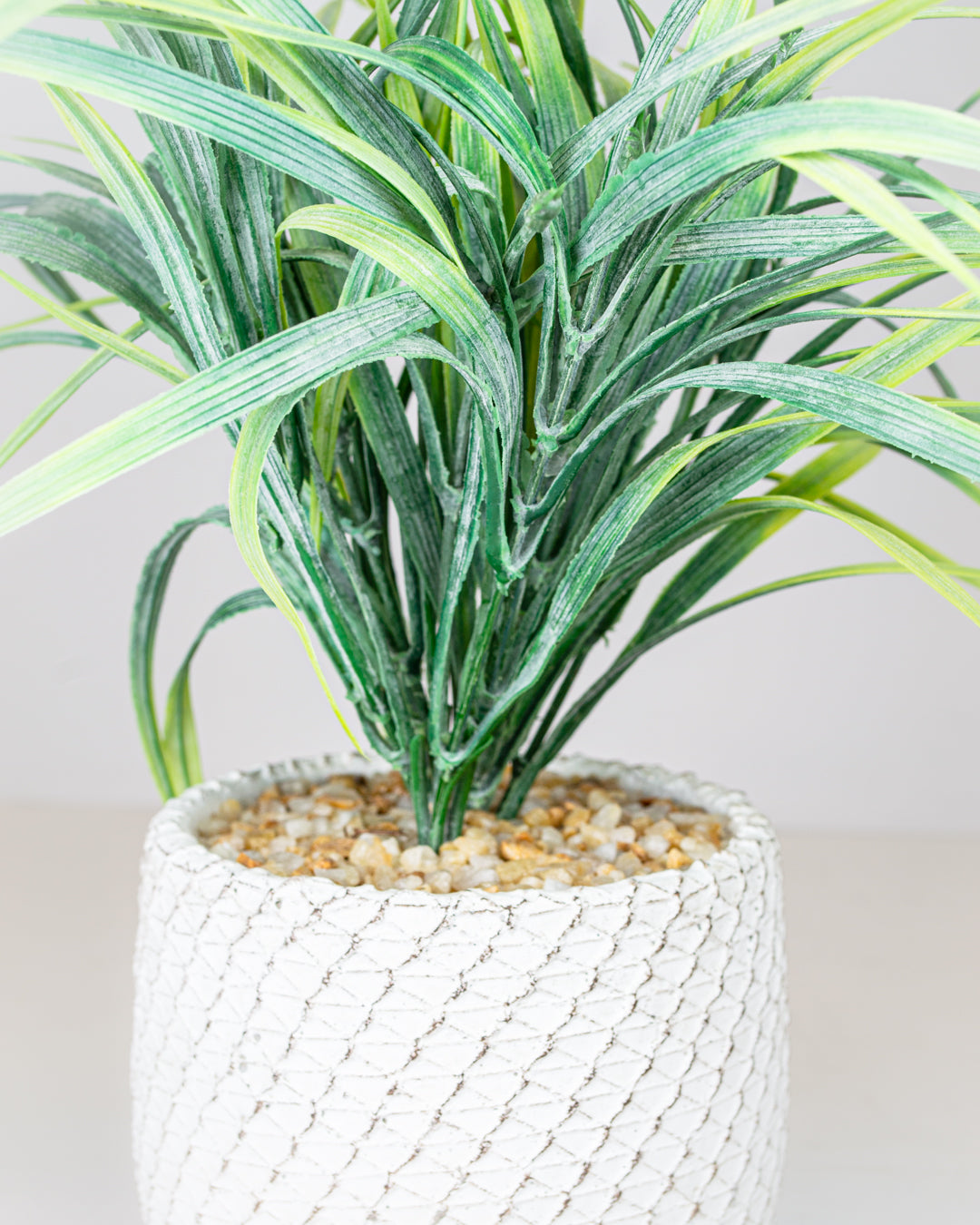 Faux Grass in Pot