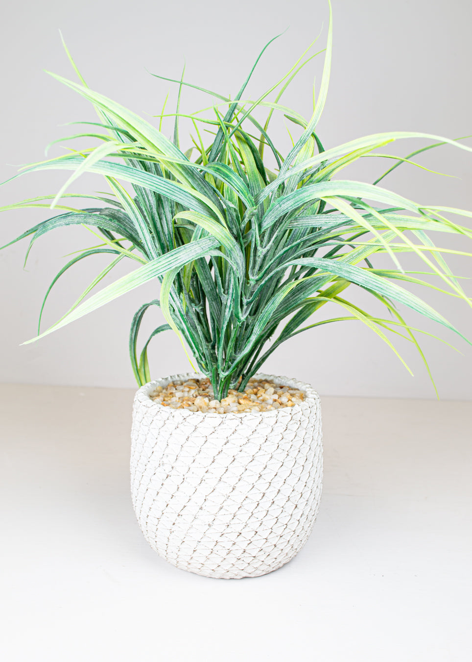 Faux Grass in Pot