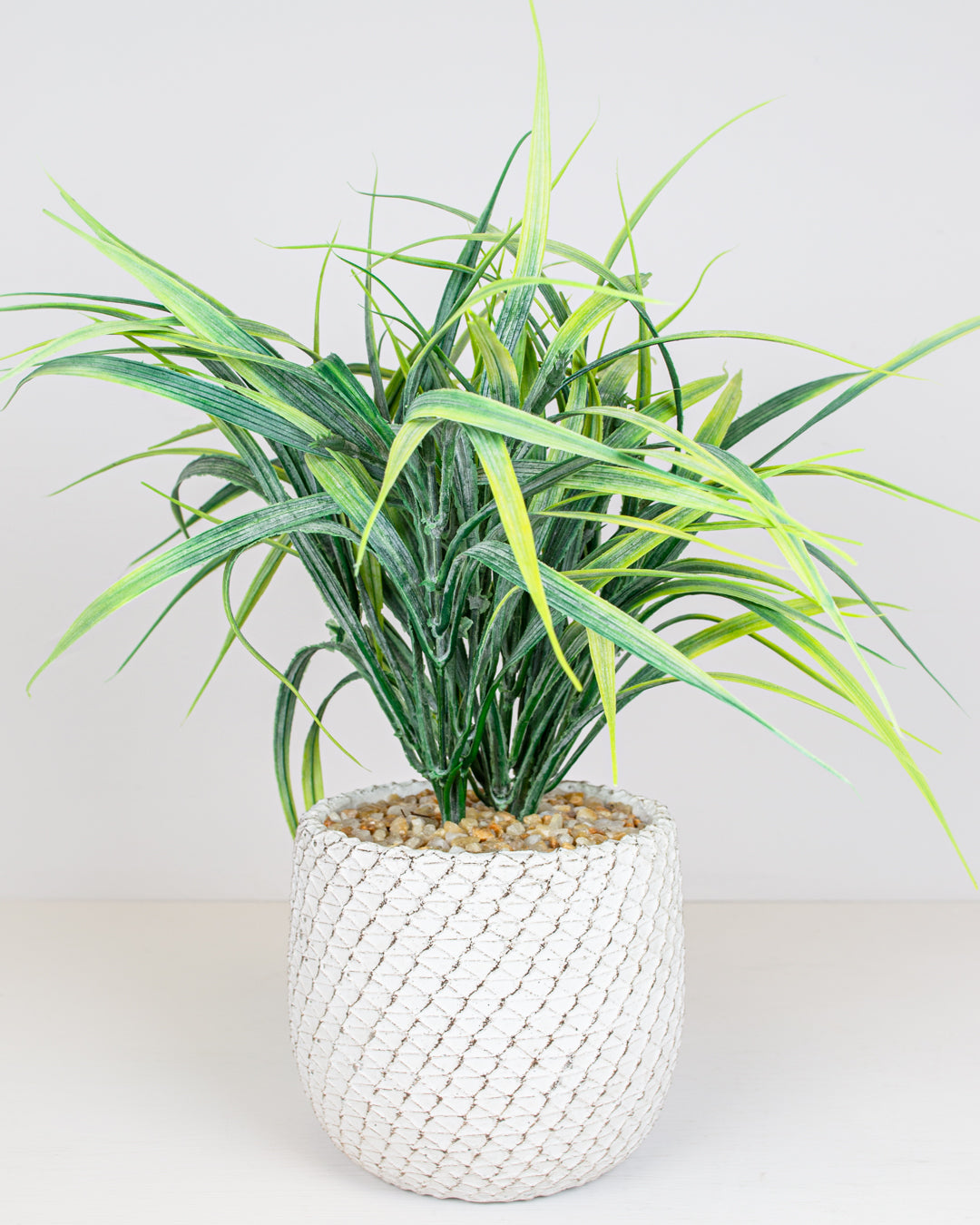 Faux Grass in Pot