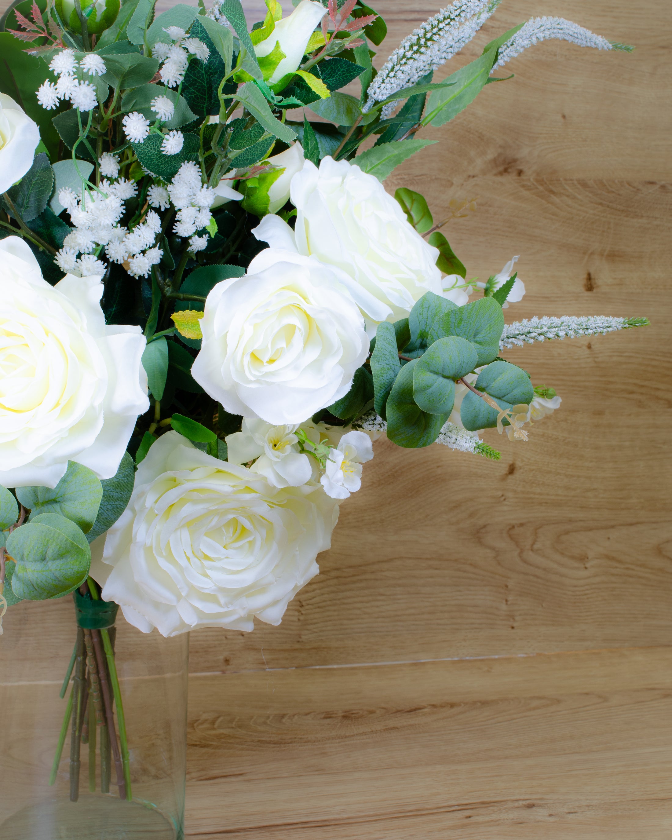 Luxury White & Green Bouquet