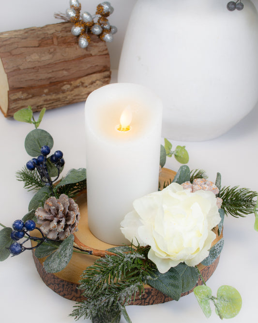 Eucalyptus & Blueberry Candle Ring