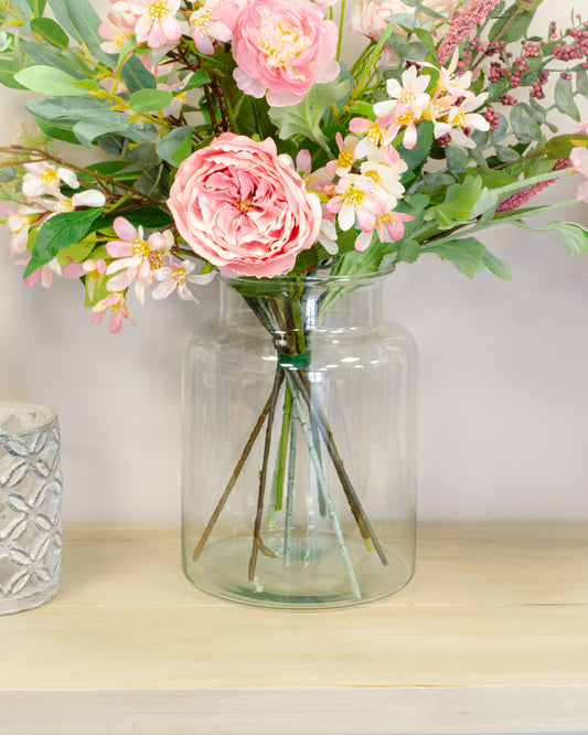 Wide Bella Glass Vase