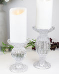 Load image into Gallery viewer, Pearl Glass Candle Stick (2 sizes)
