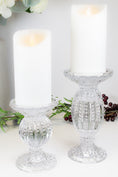 Load image into Gallery viewer, Pearl Glass Candle Stick (2 sizes)
