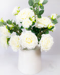 Load image into Gallery viewer, Ivory Garden Rose Spray
