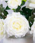 Load image into Gallery viewer, Ivory Garden Rose Spray
