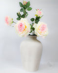 Load image into Gallery viewer, Pink & Cream Garden Rose Spray
