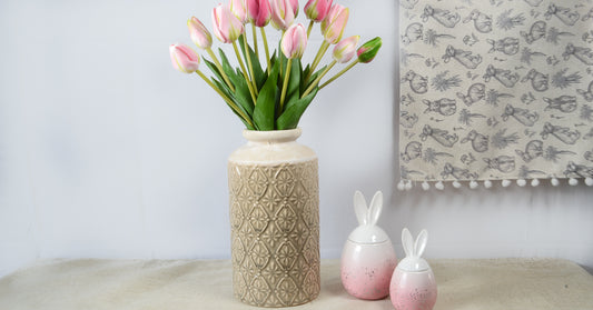 Mars Stone Patterned Vase