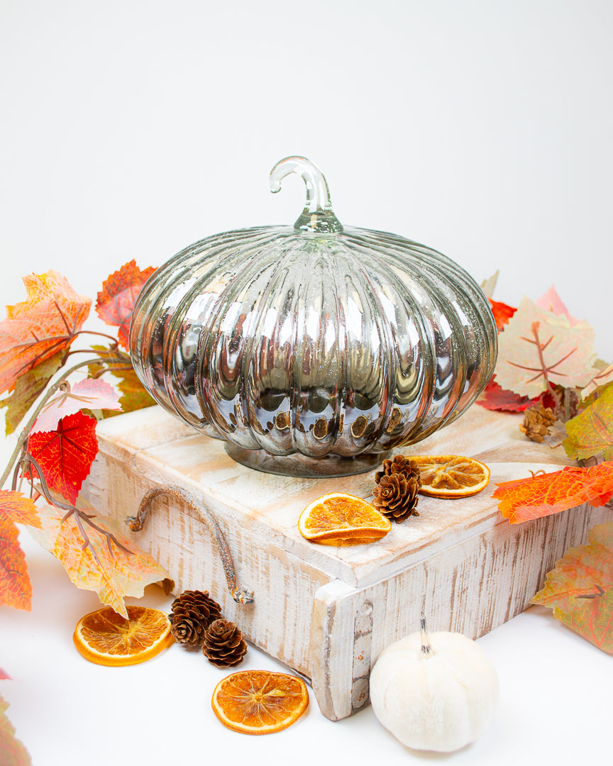 Glass Pumpkins (2 sizes)