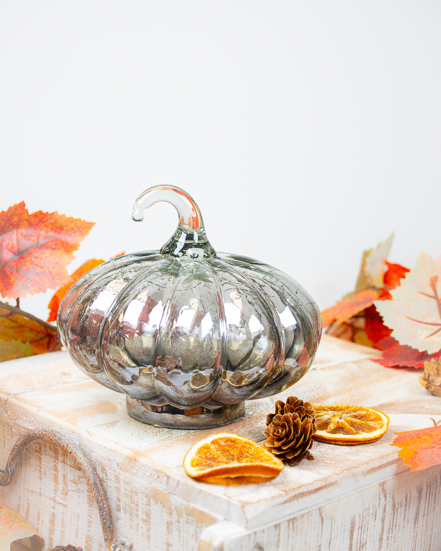 Glass Pumpkins (2 sizes)