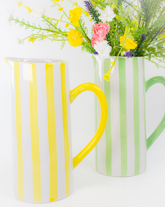 Striped Mojito Ceramic Jug (2 colours)