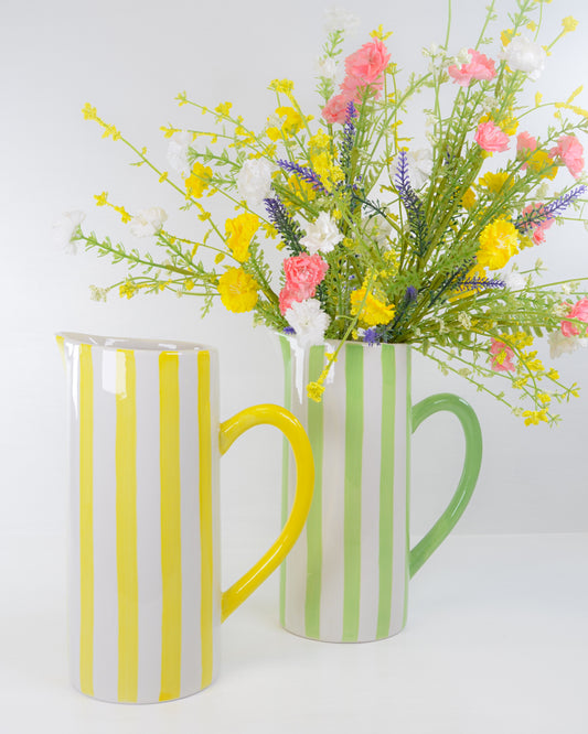 Striped Mojito Ceramic Jug (2 colours)