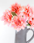 Load image into Gallery viewer, Coral Pink Dahlia Stem
