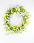 Load image into Gallery viewer, Daisy & Foliage Wreath
