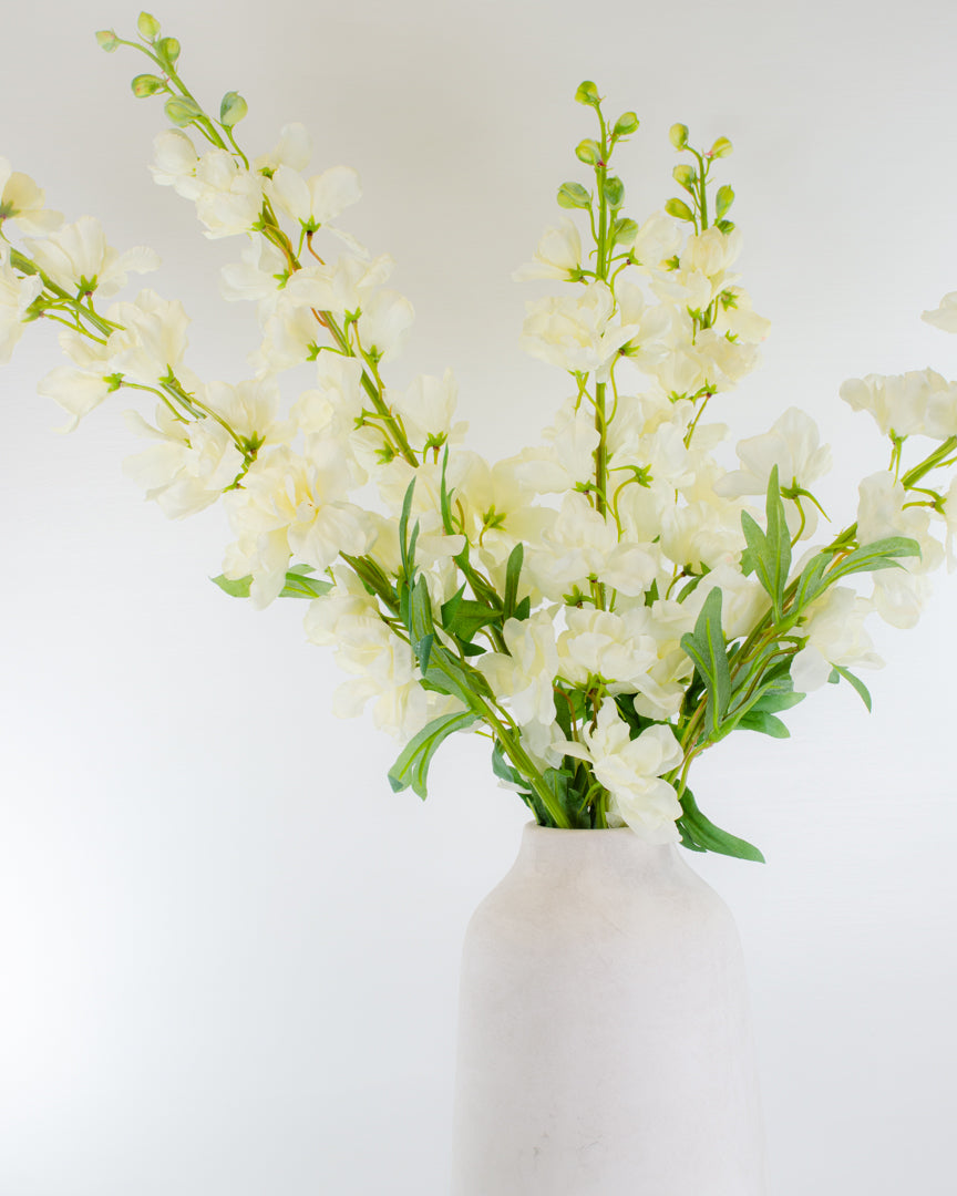 White Delphinium Stem