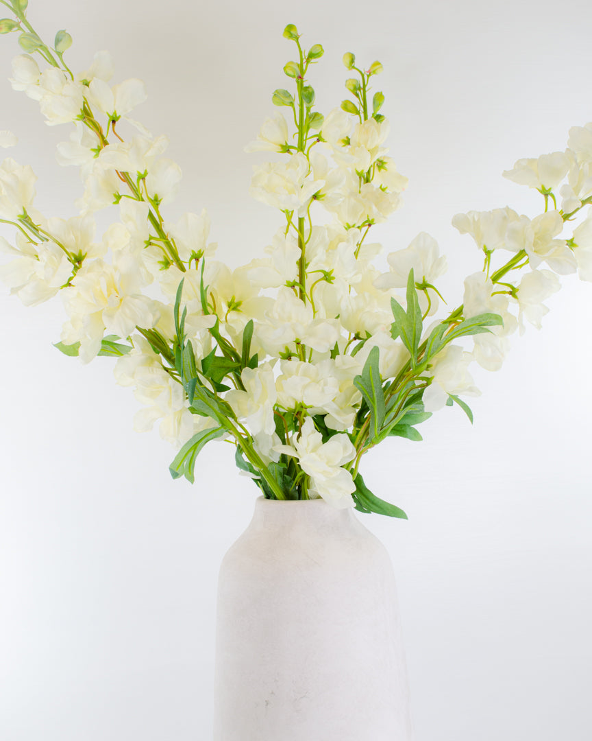 White Delphinium Stem