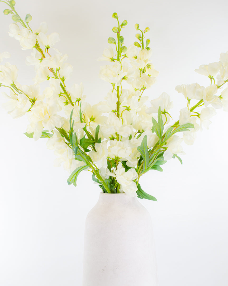 White Delphinium Stem