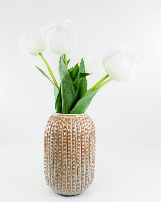 White Tulip Bunch (set of 5)