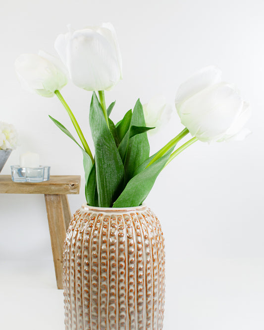 White Tulip Bunch (set of 5)