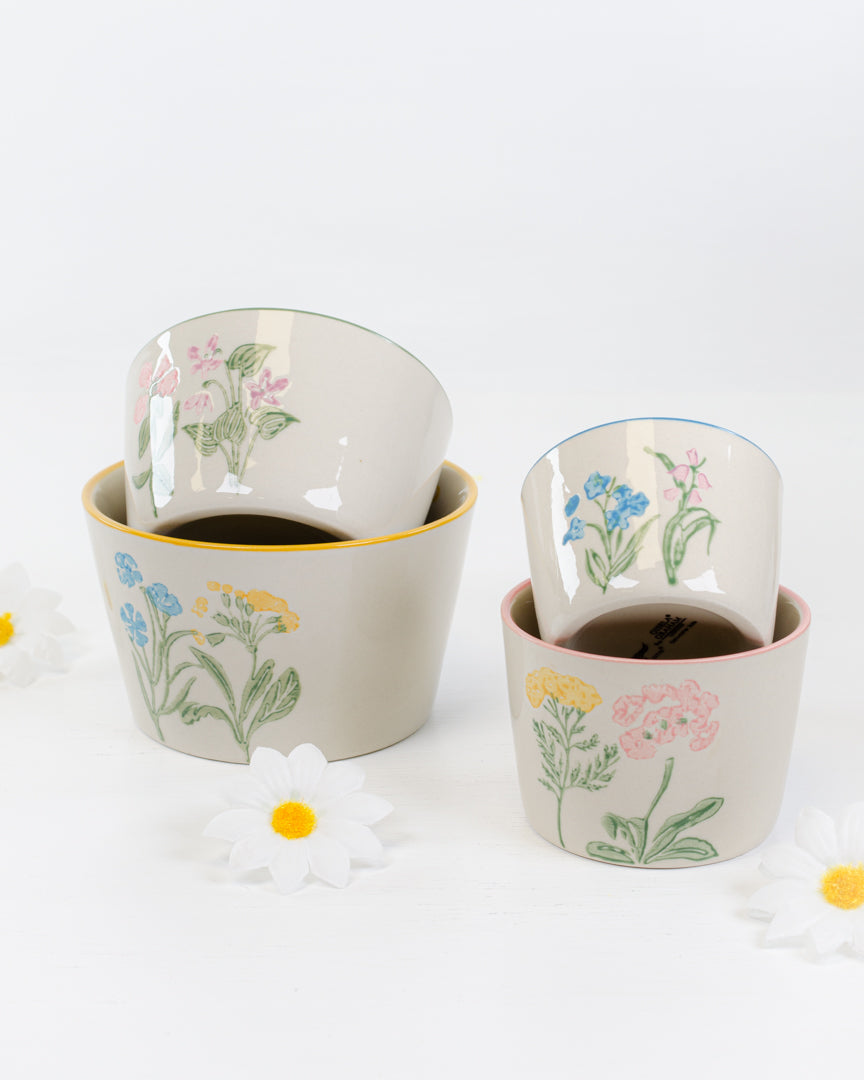 Pastel Floral Measuring Cups (set of 4)