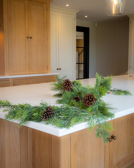 Realistic Pine & Cedar Garland