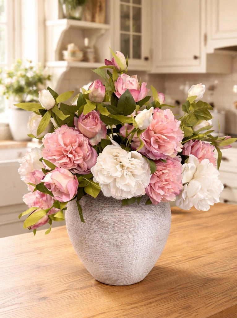 Pink & Cream Peony Bouquet