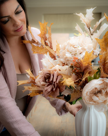 Autumn Rose & Hydrangea Bouquet