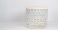 Load image into Gallery viewer, Patterned Planter - Blue
