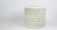 Load image into Gallery viewer, Patterned Planter - Green
