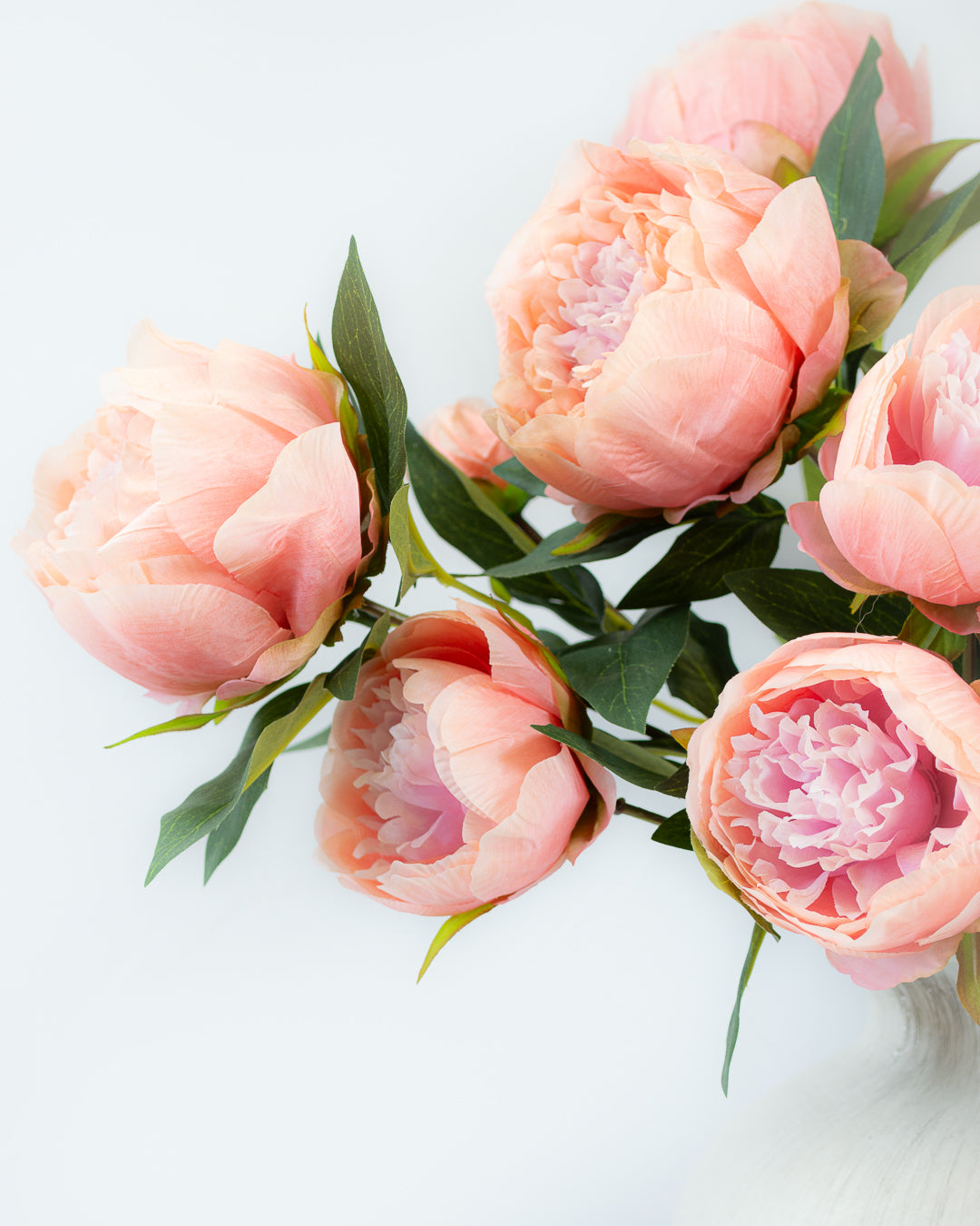 Pale Pink Peony Spray