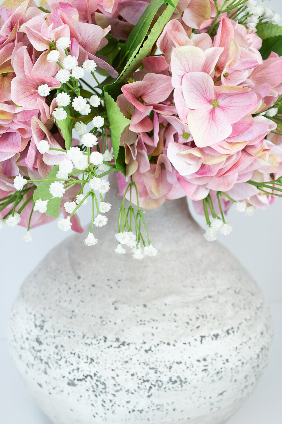 Large Pink Hydrangea Stem