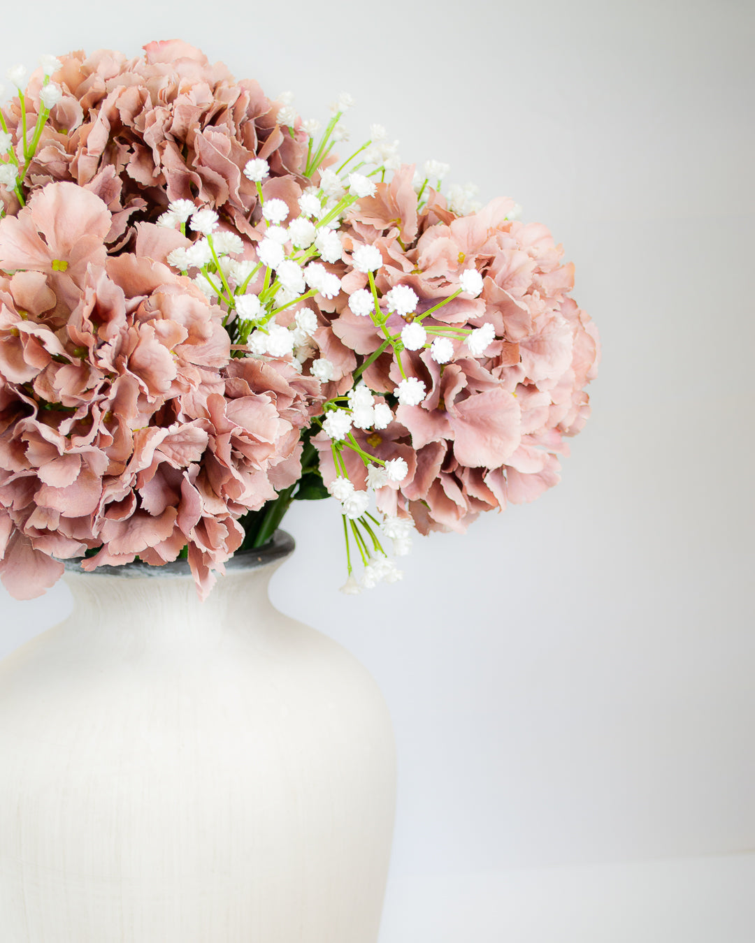 Dark Pink Hydrangea Stem