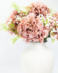 Load image into Gallery viewer, Dark Pink Hydrangea Stem
