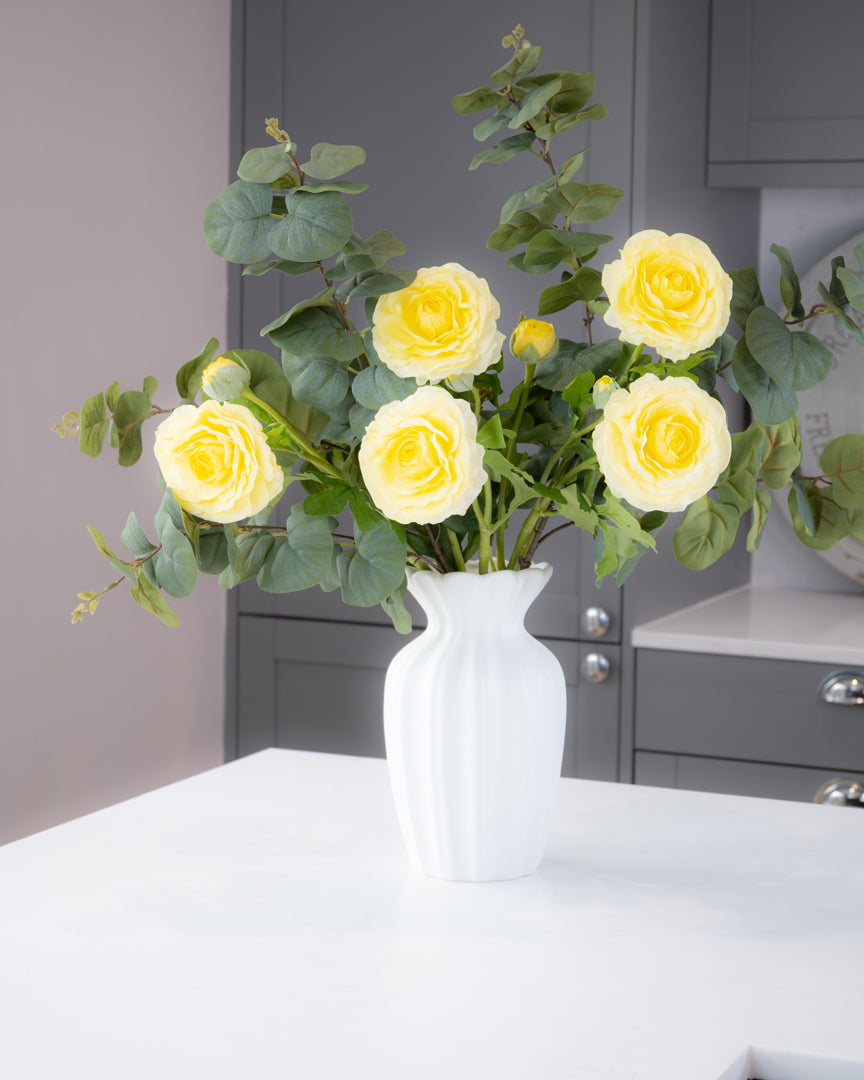 Real-Touch Ranunculus Stem - Lemon