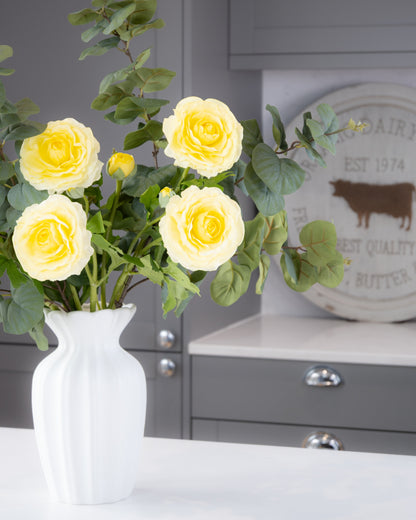 Real-Touch Ranunculus Stem - Lemon