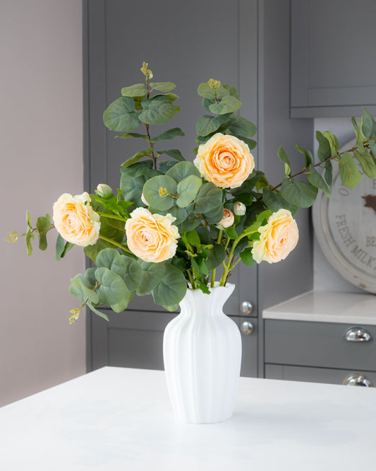 Real-Touch Ranunculus Stem - Apricot
