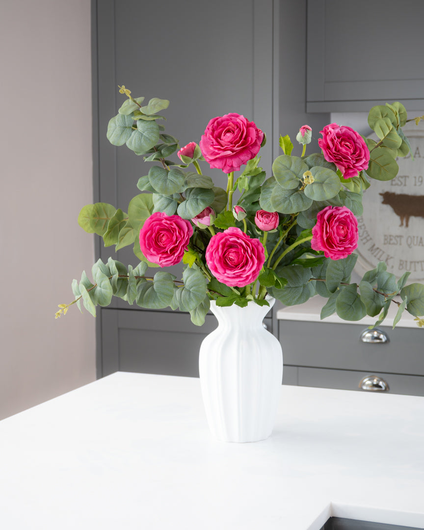 Real-Touch Ranunculus Stem - Pink