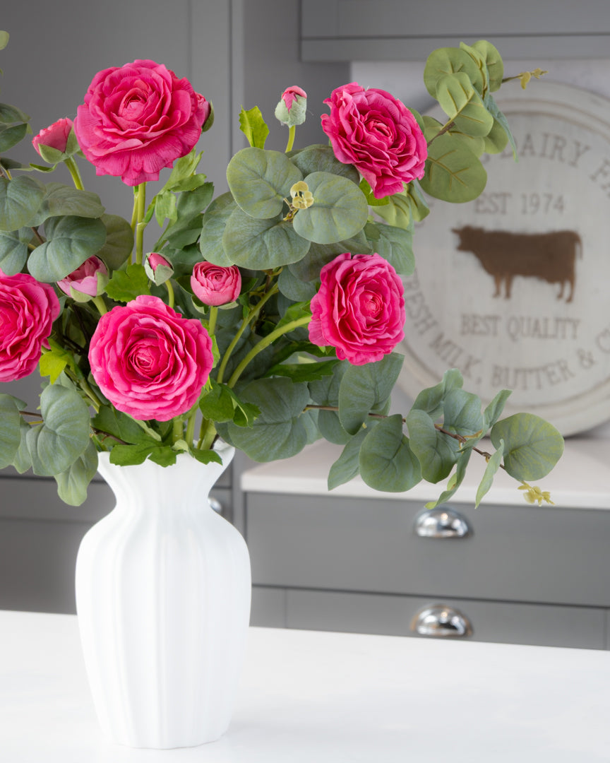 Real-Touch Ranunculus Stem - Pink
