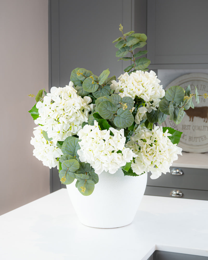 Real-Touch Garden Hydrangea - Ivory