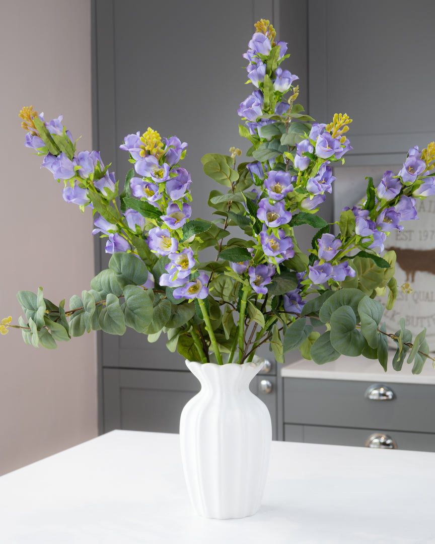 Bell Flower Spray - Purple