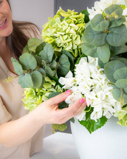 Real-Touch Garden Hydrangea - Green