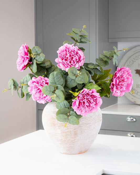 Real-Touch Open Peony - Pink